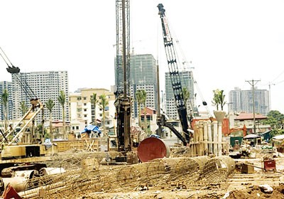 Construction site of Dai Thanh apartment block in Hanoi (Photo: SGGP) Construction site of Dai Thanh apartment block in Hanoi (Photo: SGGP)
